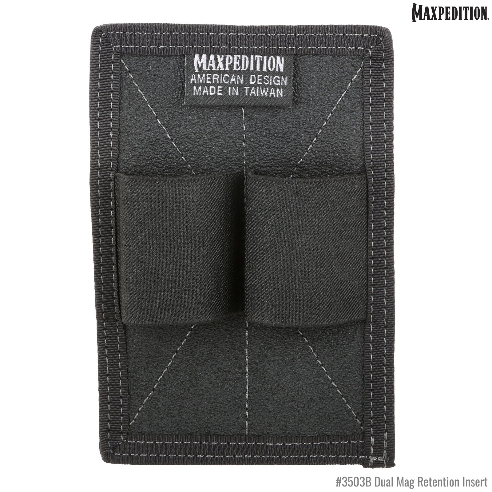 maxpedition-dual-mag-retention-insert-magazinhalter-schwarz image 2