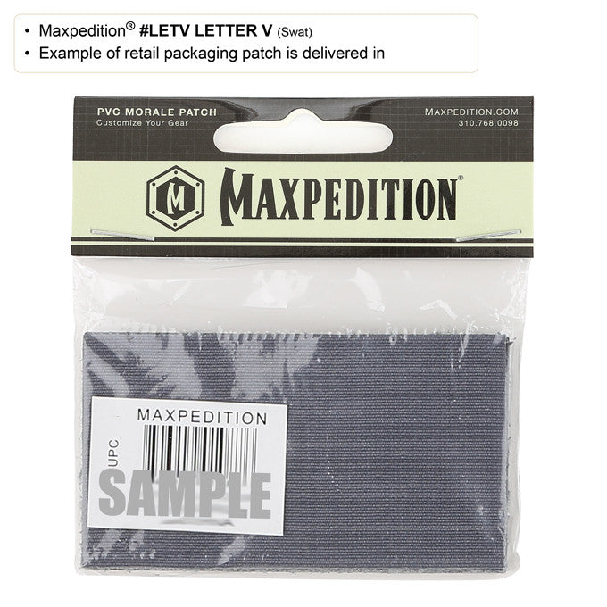 maxpedition-letter-v-morale-patch-pvc-aufn-her-arid-swat image 6