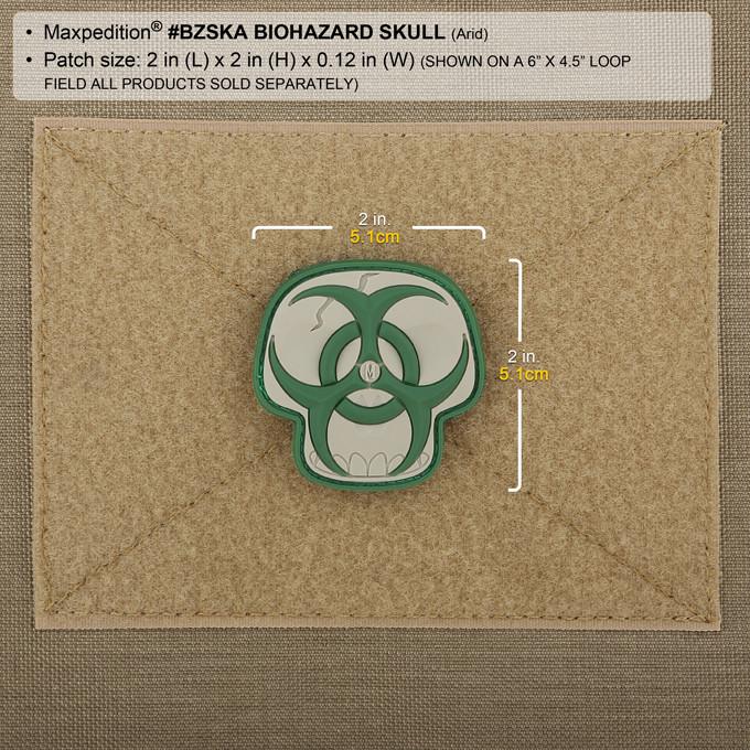 maxpedition-legacy-biohazard-skull-patch-swat image 4