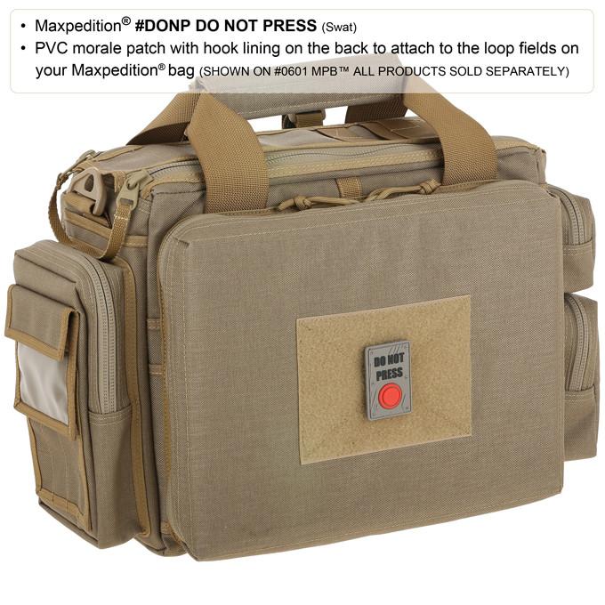 maxpedition-do-not-press-morale-patch-swat-pvc image 4