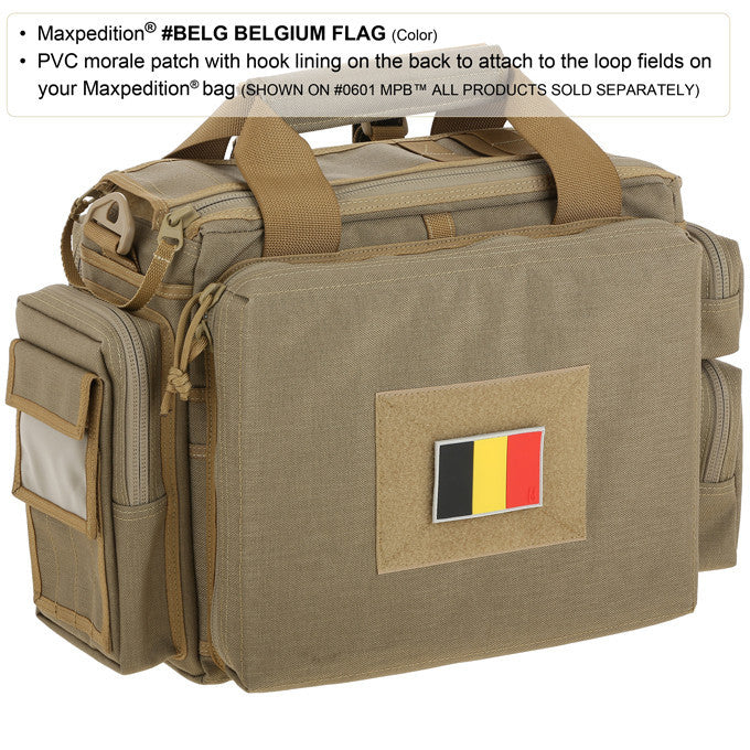 maxpedition-belgien-flagge-patch-pvc-bunt-mit-klett image 2