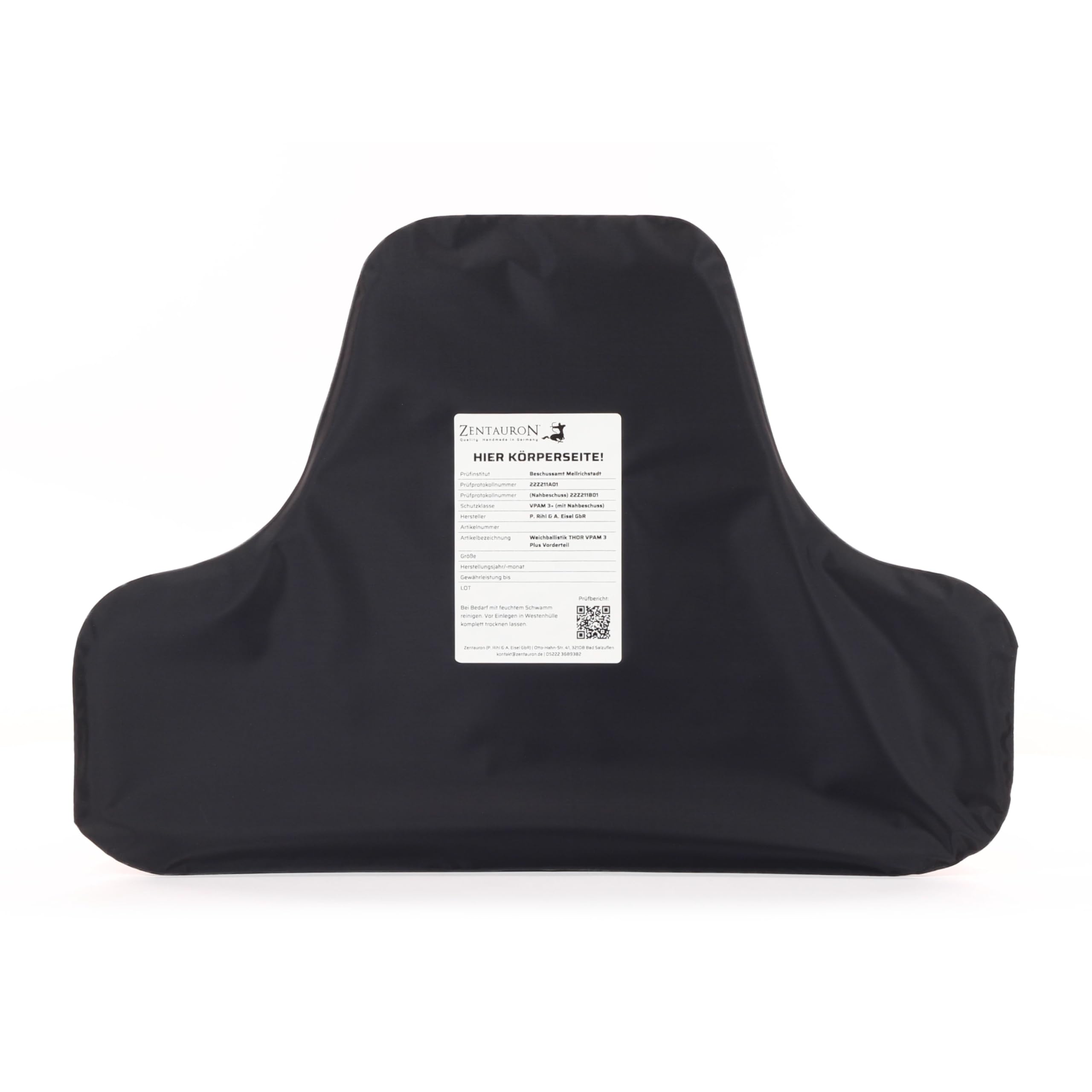 zentauron-thor-weichballistik-vpam-3-plus-set-einlagen image 3