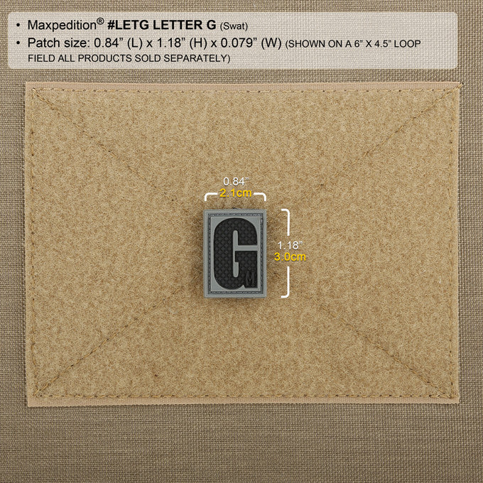 maxpedition-legacy-buchstabe-g-morale-patch-pvc-swat image 4