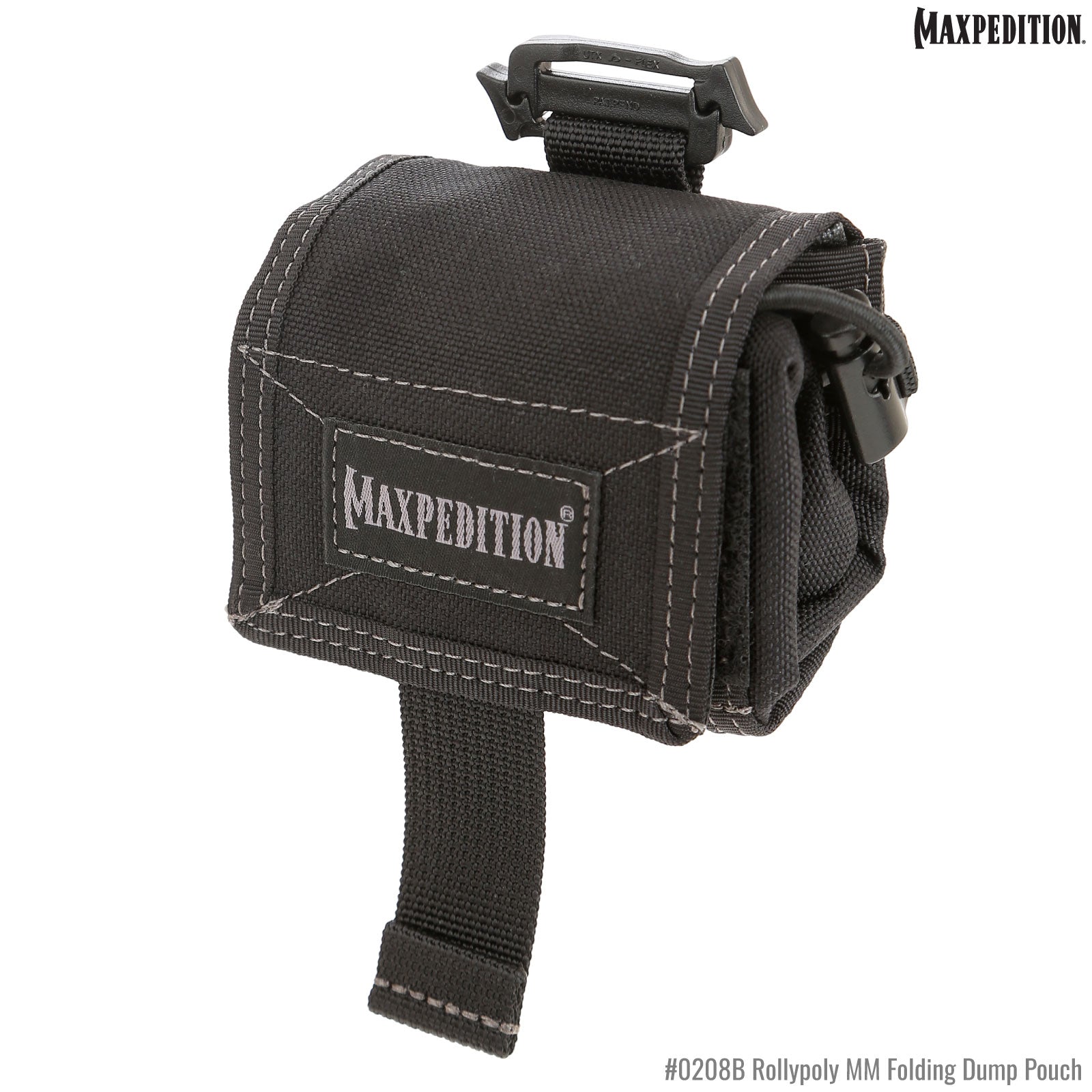 maxpedition-rollypoly-dump-pouch-abwurfsack-black-molle image 1