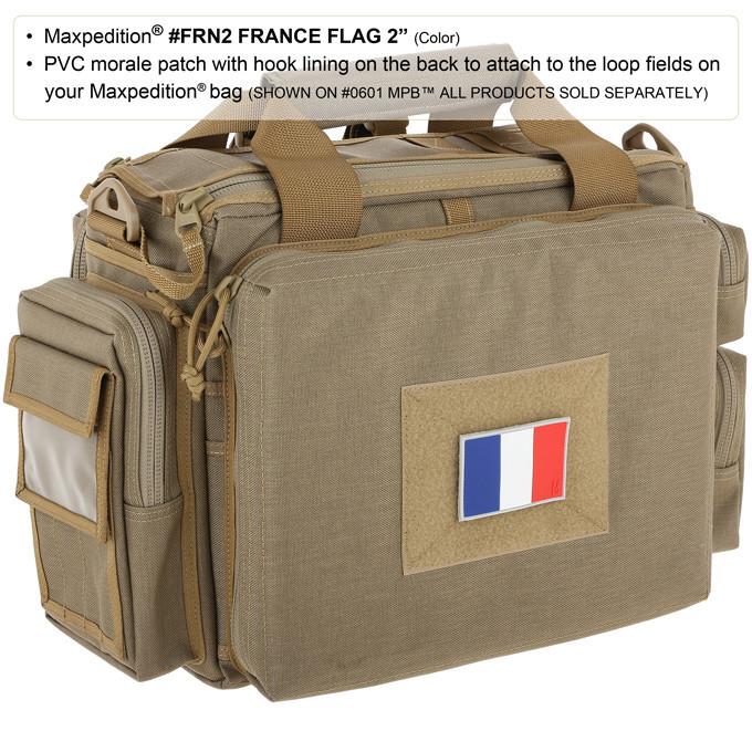 maxpedition-france-flag-morale-patch-pvc-vollfarbe image 2