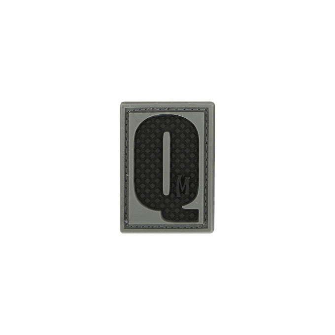 maxpedition-legacy-buchstabe-q-pvc-patch-swat-klett-klein image 1