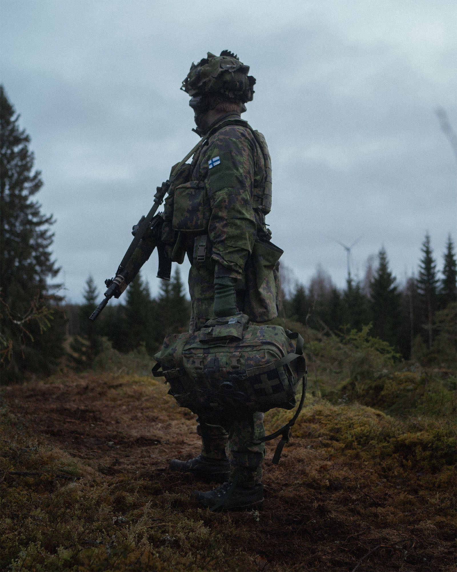 savotta-kahakka-medic-pack-18l-sanit-tsrucksack-m05-woodland-molle image 8