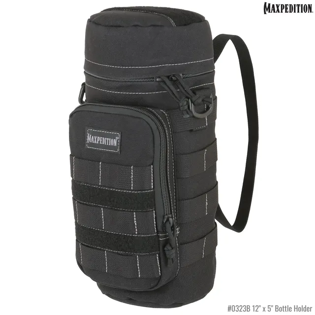 maxpedition-legacy-12x5-bottle-holder-flaschenhalter-schwarz image 1
