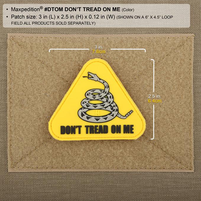 maxpedition-don-t-tread-on-me-morale-patch-full-color-pvc-klett image 5