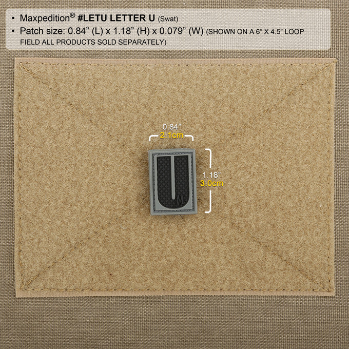 maxpedition-legacy-letter-u-morale-patch-swat-pvc image 4