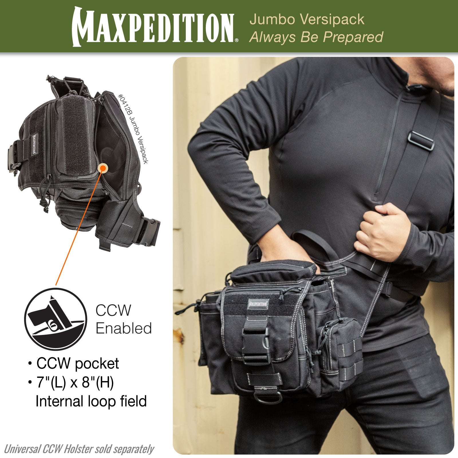 maxpedition-jumbo-versipack-umh-ngetasche-khaki-7-4-l image 8