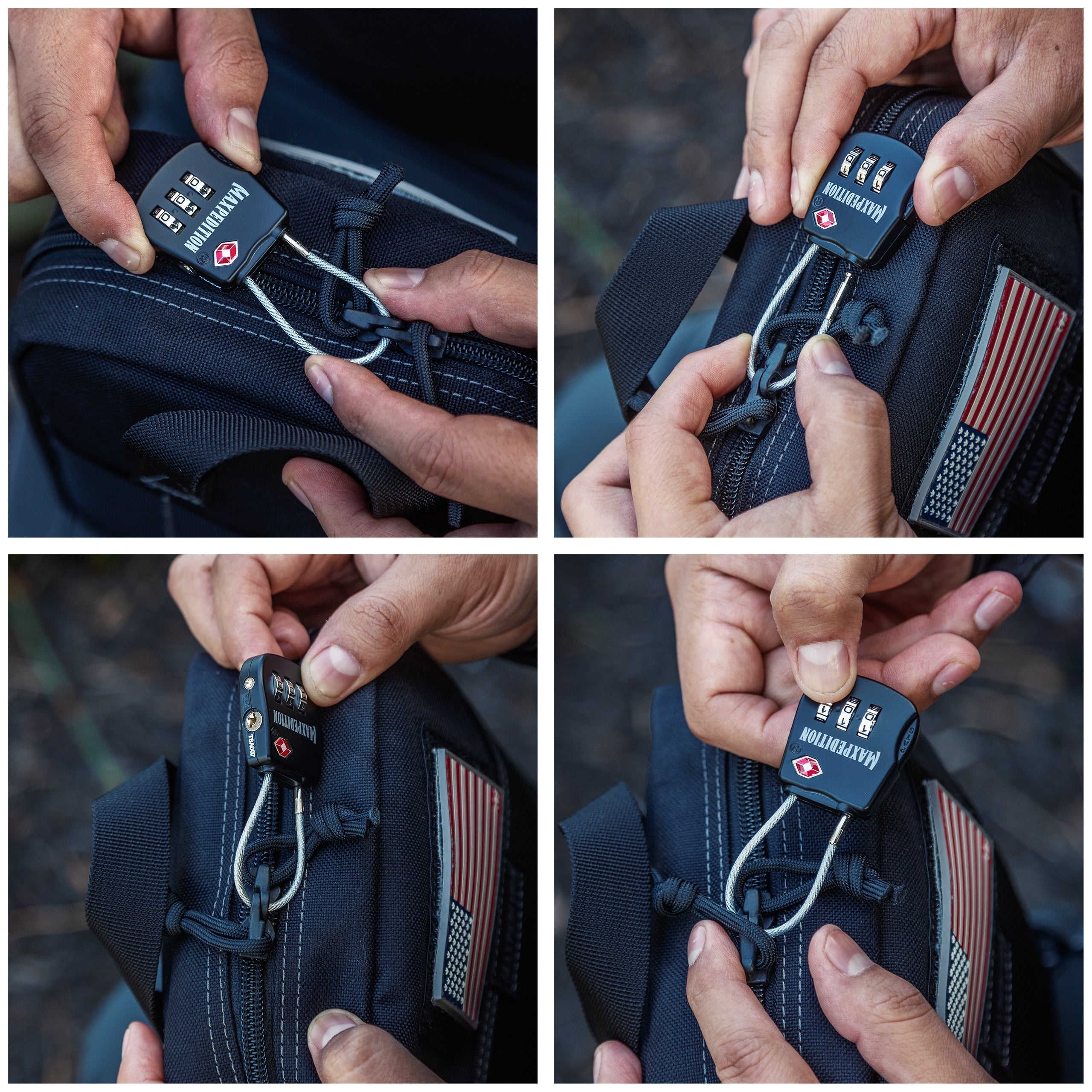 maxpedition-legacy-tactical-luggage-lock-zahlenschloss-schwarz image 5