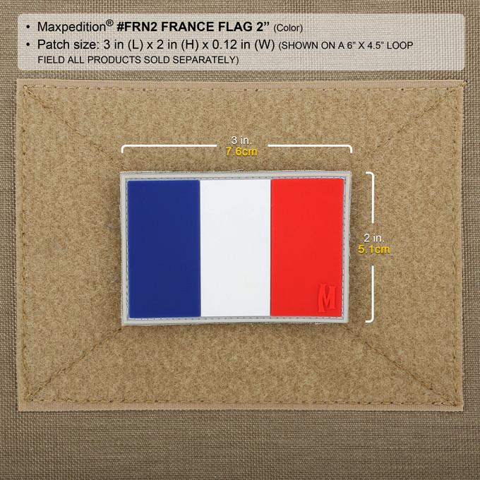 maxpedition-france-flag-morale-patch-pvc-vollfarbe image 3
