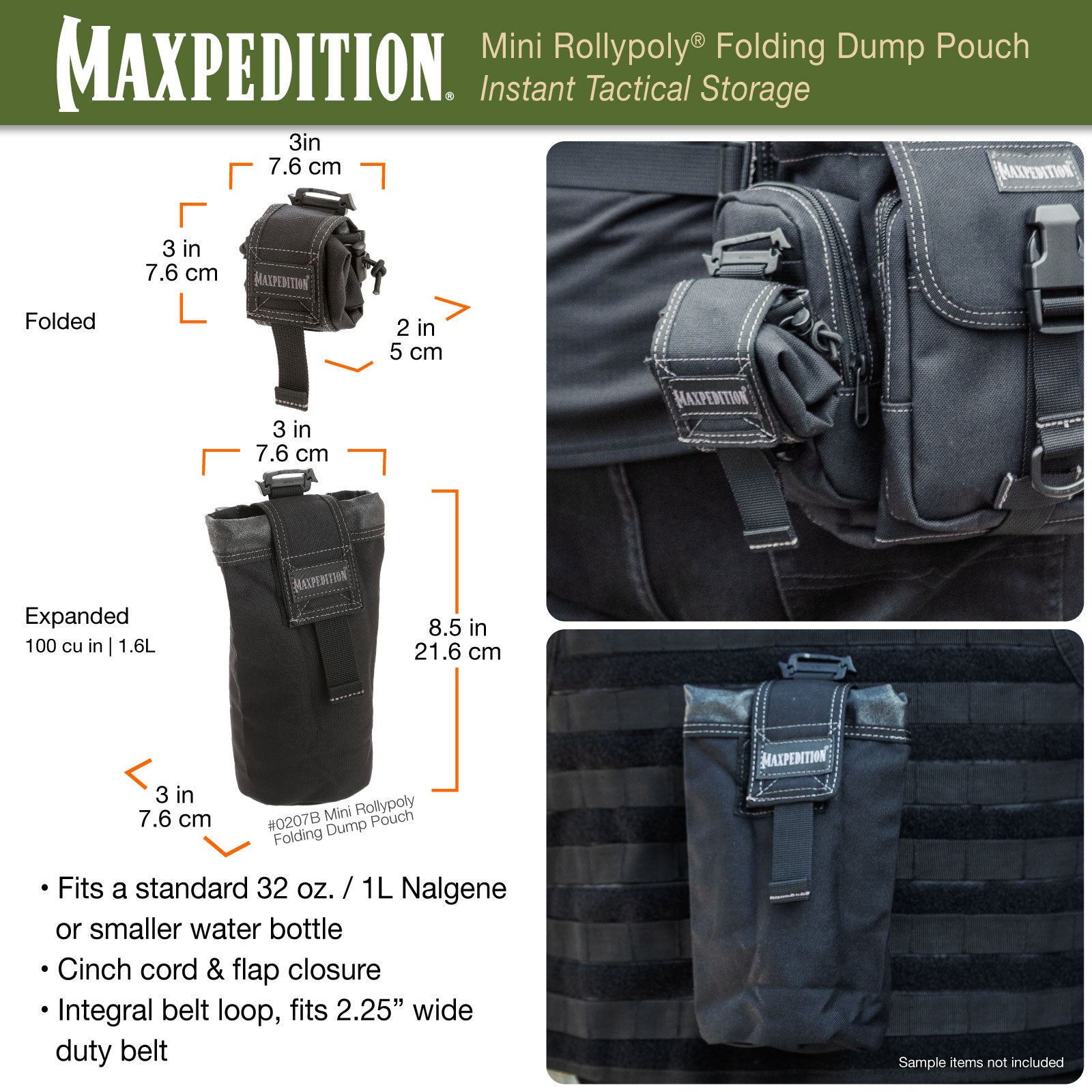 maxpedition-mini-rollypoly-dump-pouch-abwurftasche-schwarz image 7