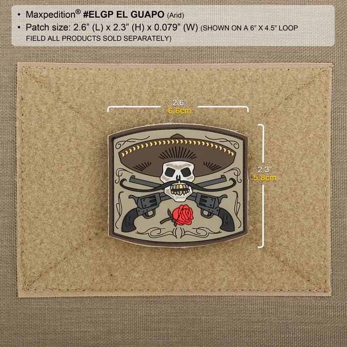 maxpedition-legacy-el-guapo-morale-patch-swat-pvc-skull image 5