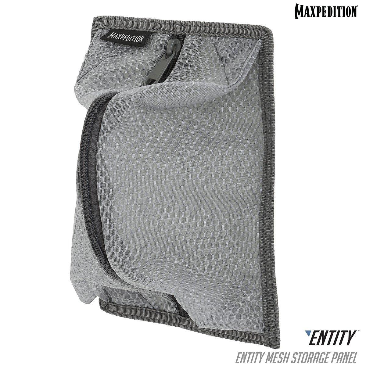 maxpedition-entity-mesh-einsatz-grau-klett-organizer-12-7cm image 2