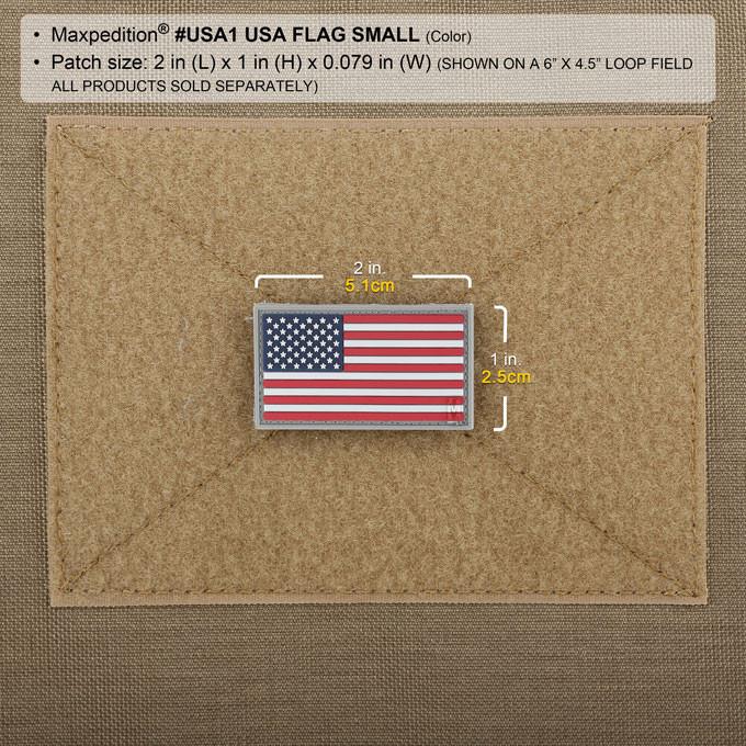 maxpedition-legacy-usa-flag-patch-klein-full-color-pvc image 7