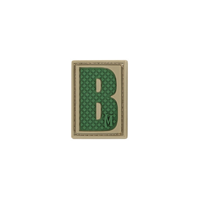 maxpedition-legacy-letter-b-morale-patch-arid-pvc-klett image 1