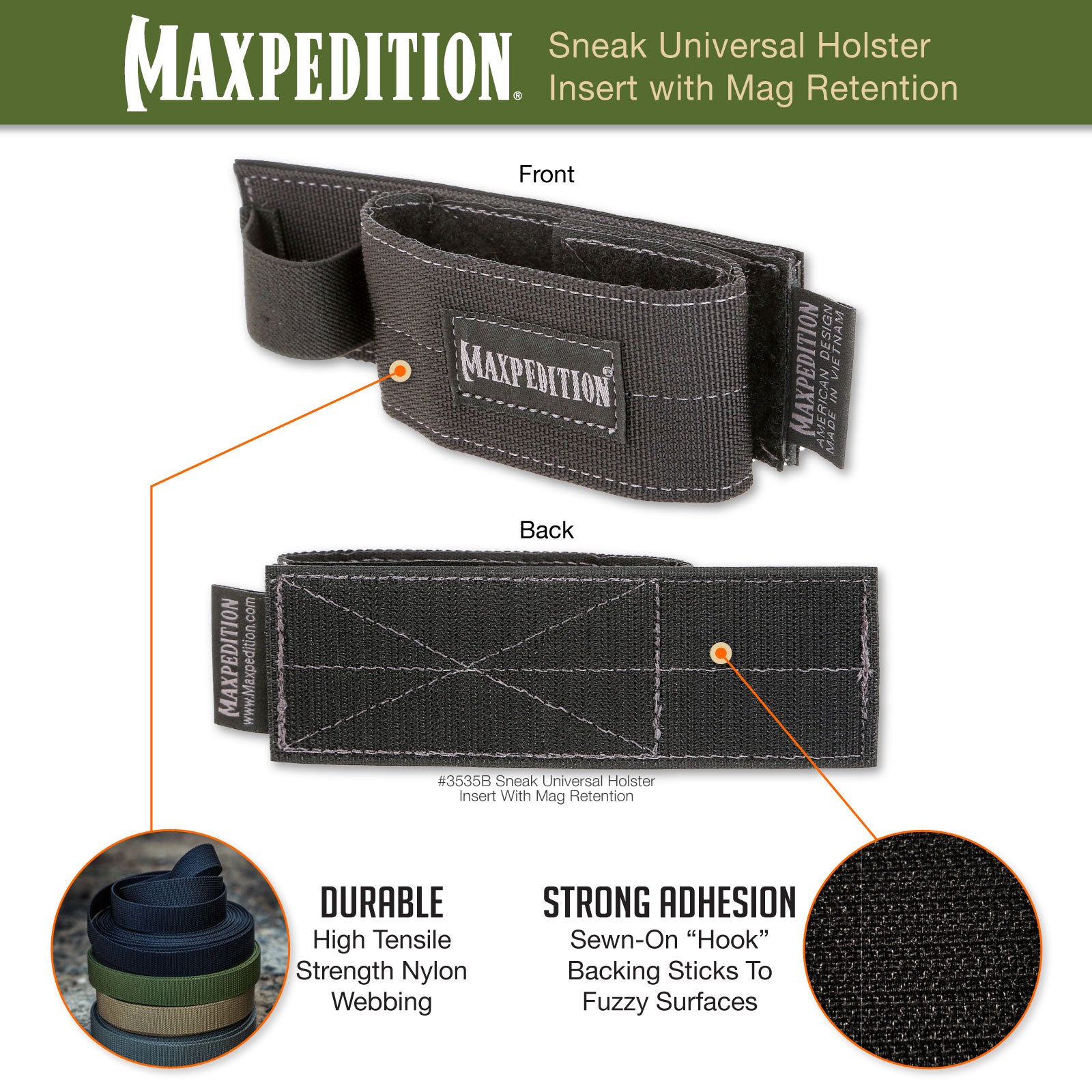 maxpedition-legacy-sneak-holster-einsatz-khaki-universal image 6