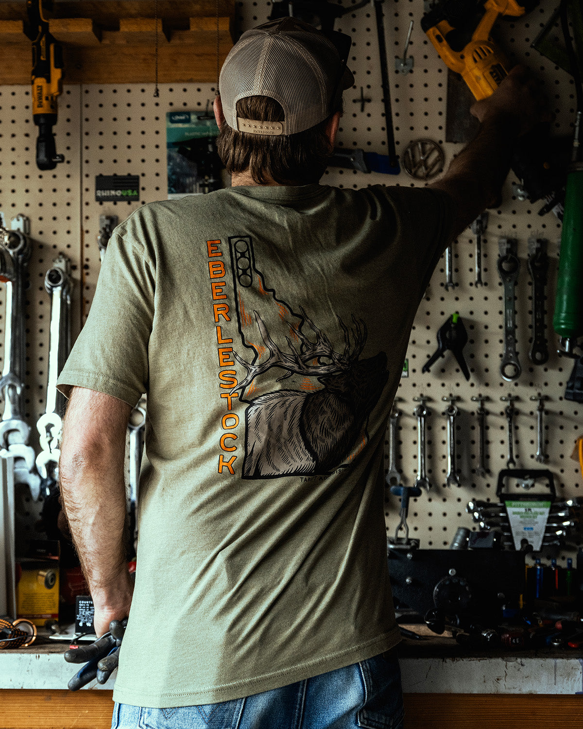 eberlestock-cascade-gem-state-giant-tee-t-shirt-oliv-m image 6