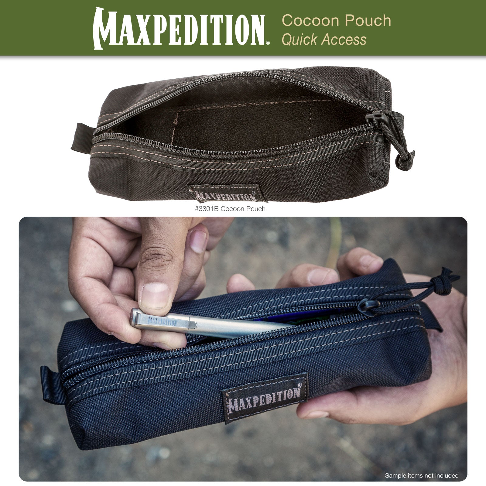 maxpedition-cocoon-pouch-molle-tasche-khaki-20cm image 6