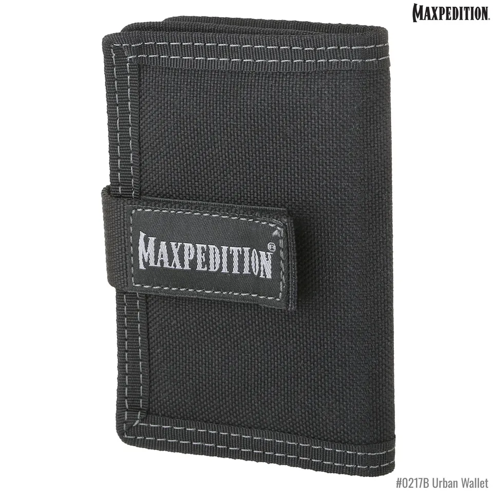 maxpedition-urban-wallet-geldb-rse-schwarz-nylon-kompakt image 1