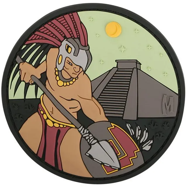 maxpedition-aztec-warrior-patch-full-color-pvc-3d image 1