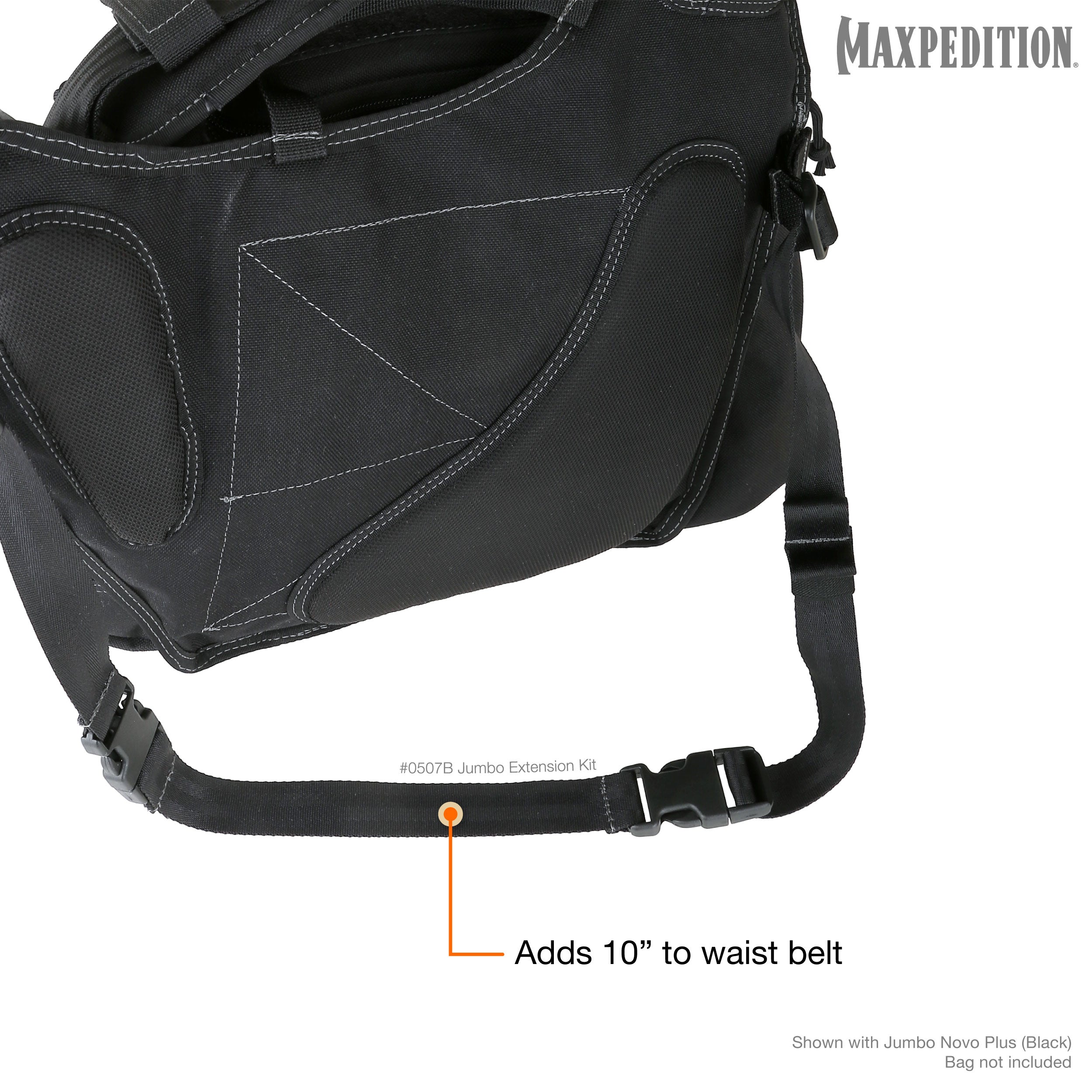 maxpedition-legacy-jumbo-extension-kit-schwarz-25-4-cm image 7