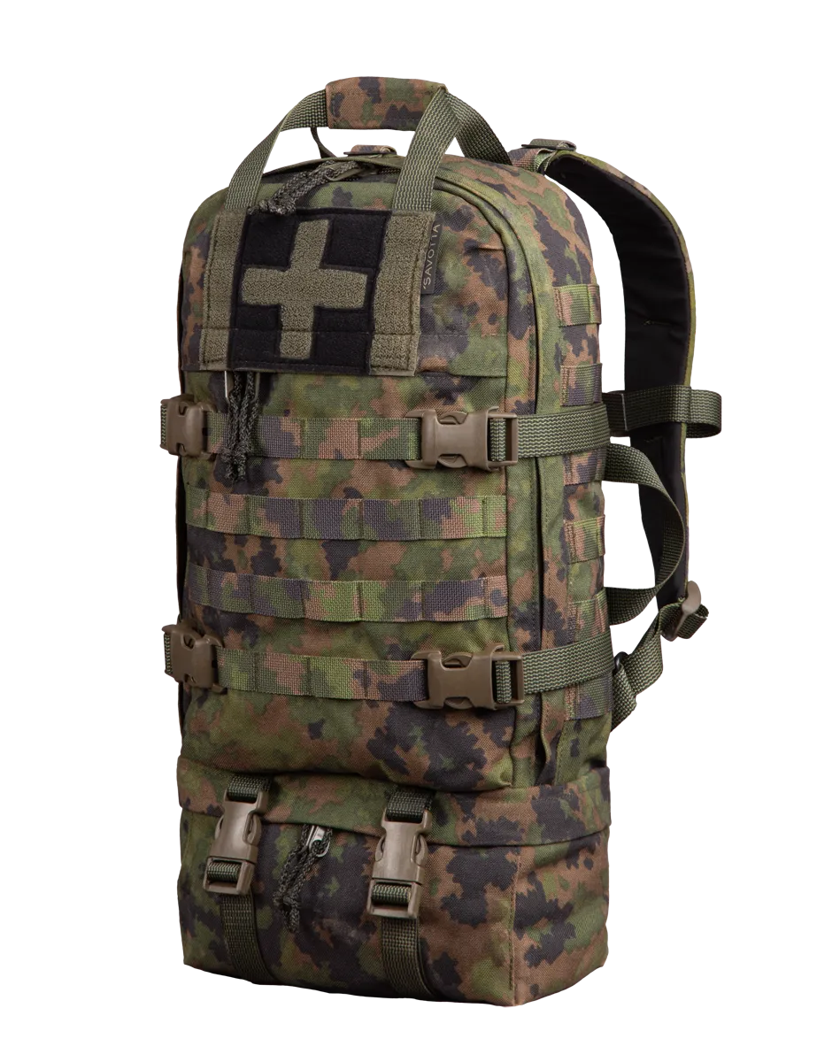 savotta-kahakka-medic-pack-18l-sanit-tsrucksack-m05-woodland-molle image 1
