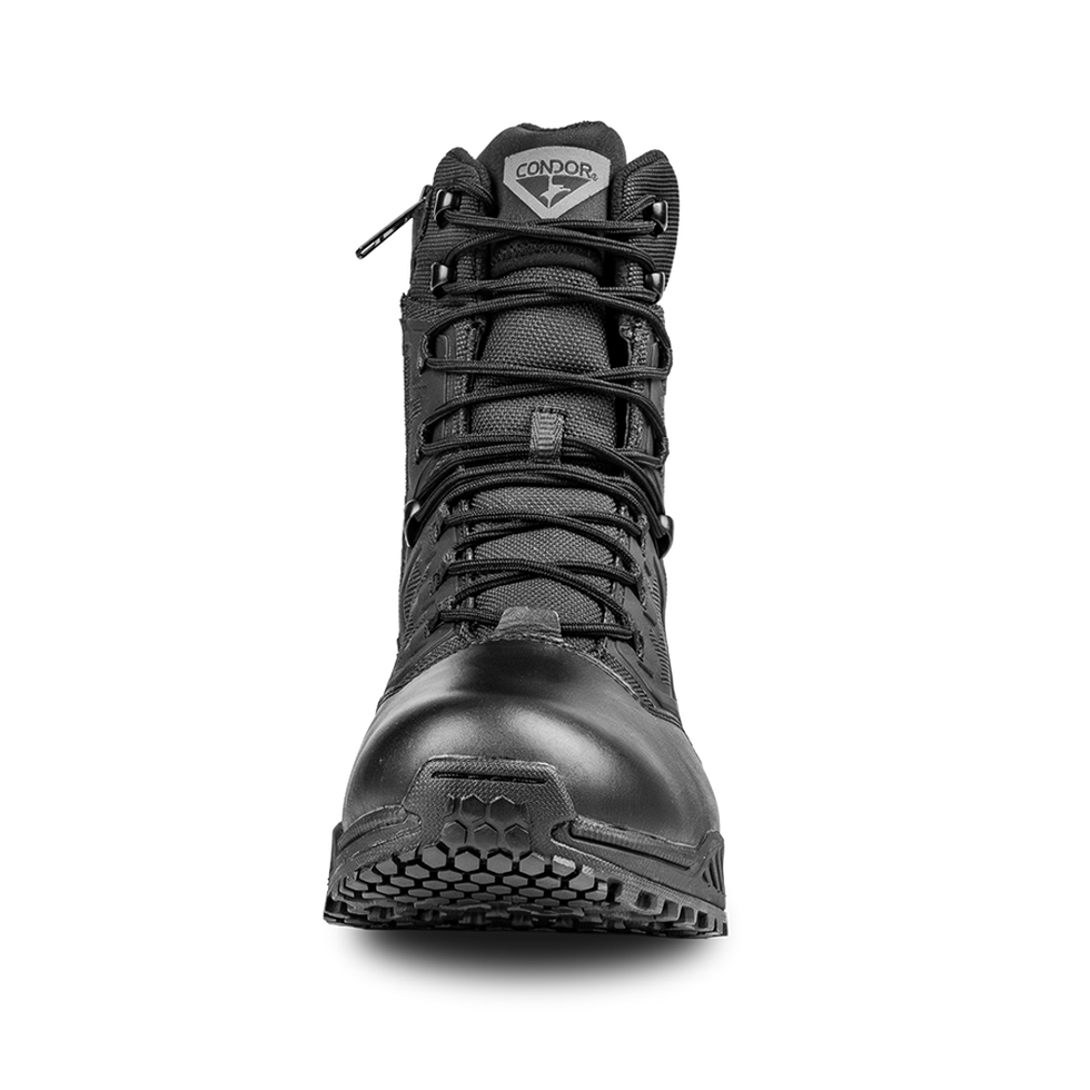 condor-brigade-8-zip-einsatzstiefel-schwarz-seitenrei-verschluss image 6