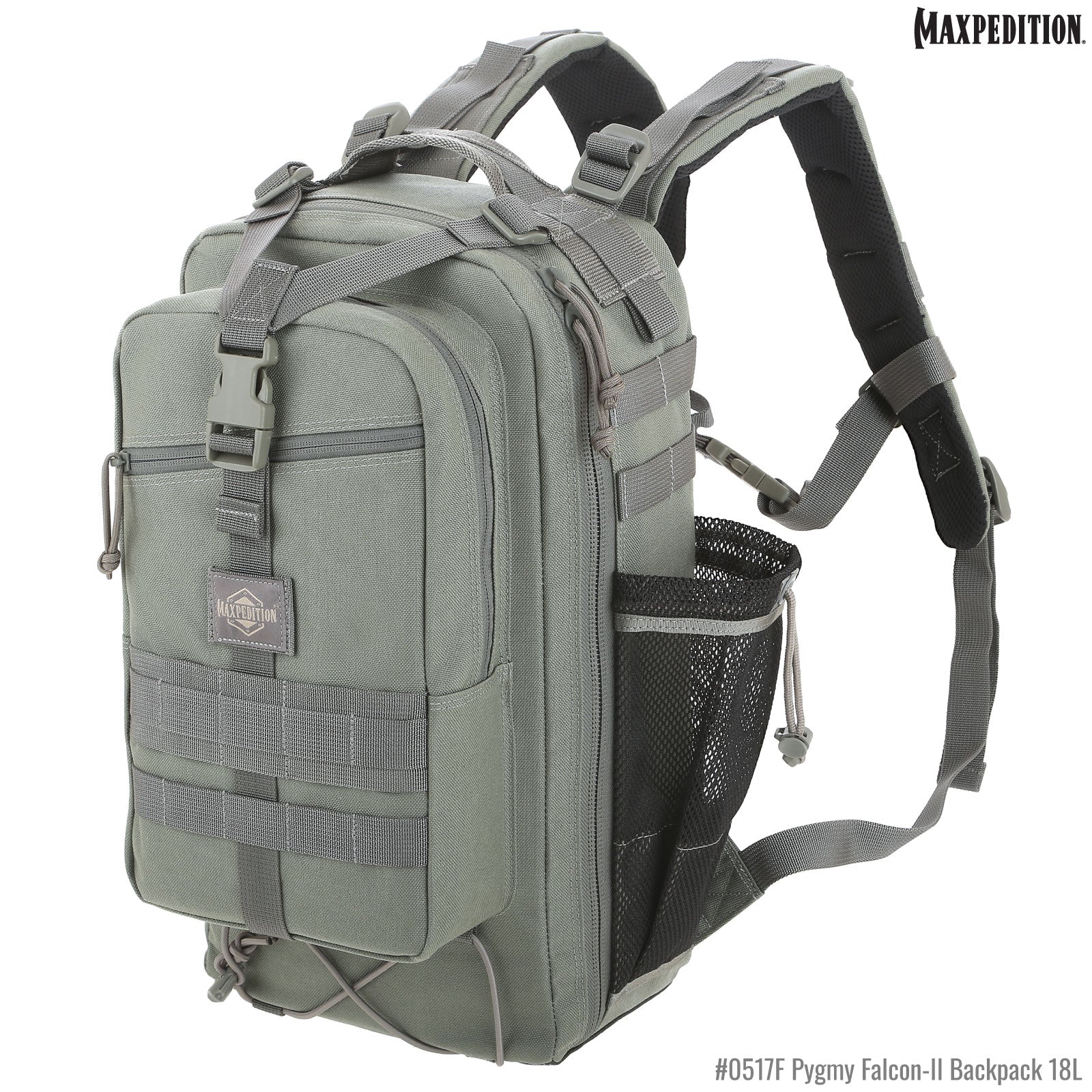 maxpedition-pygmy-falcon-ii-rucksack-18l-black-molle-daypack image 4