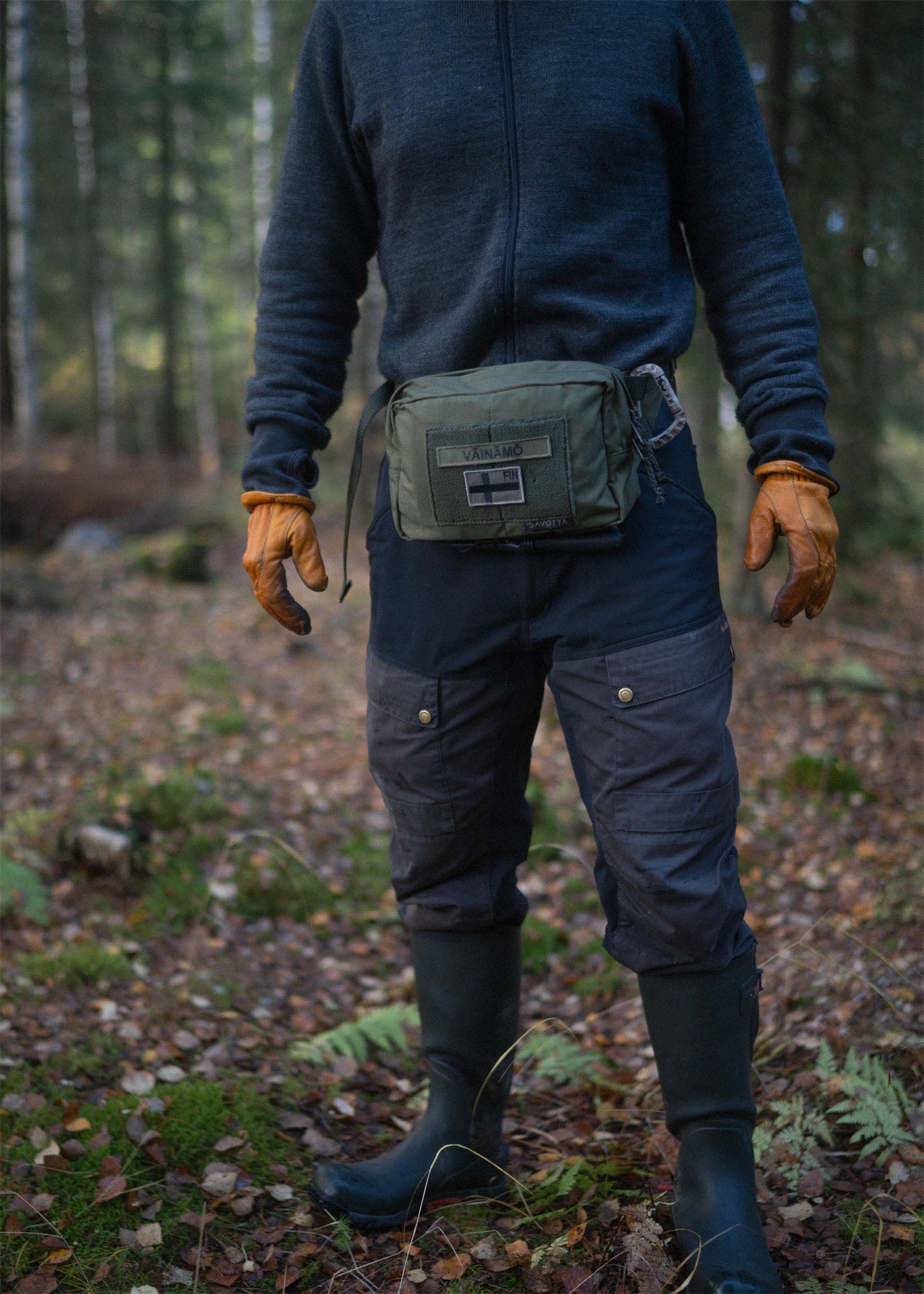 savotta-kahakka-suur-kukkaro-h-fhtasche-gr-n-molle image 2