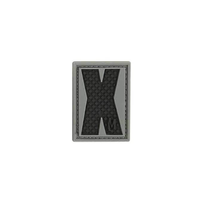 maxpedition-legacy-letter-x-morale-patch-swat-pvc image 1