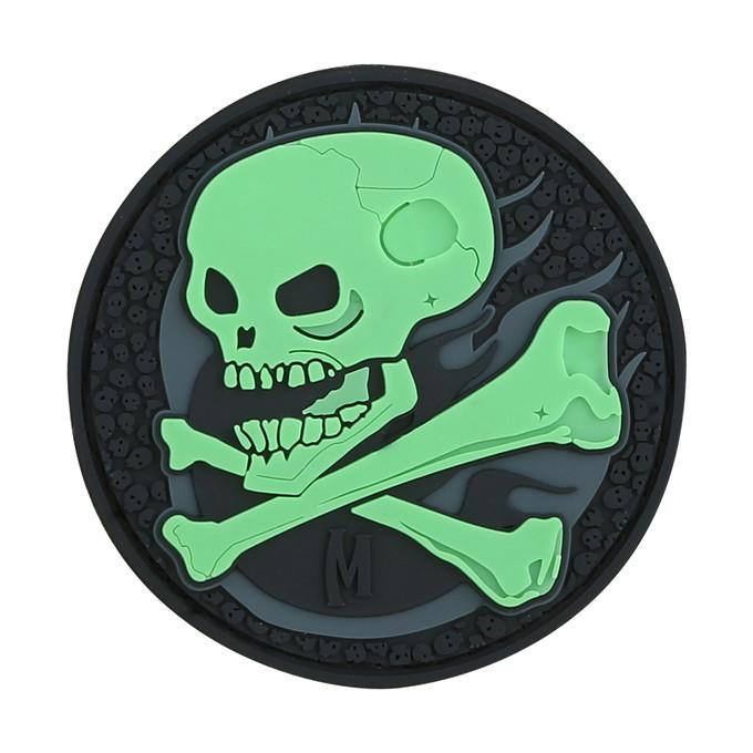 maxpedition-legacy-skull-morale-patch-glow-pvc-klett image 3