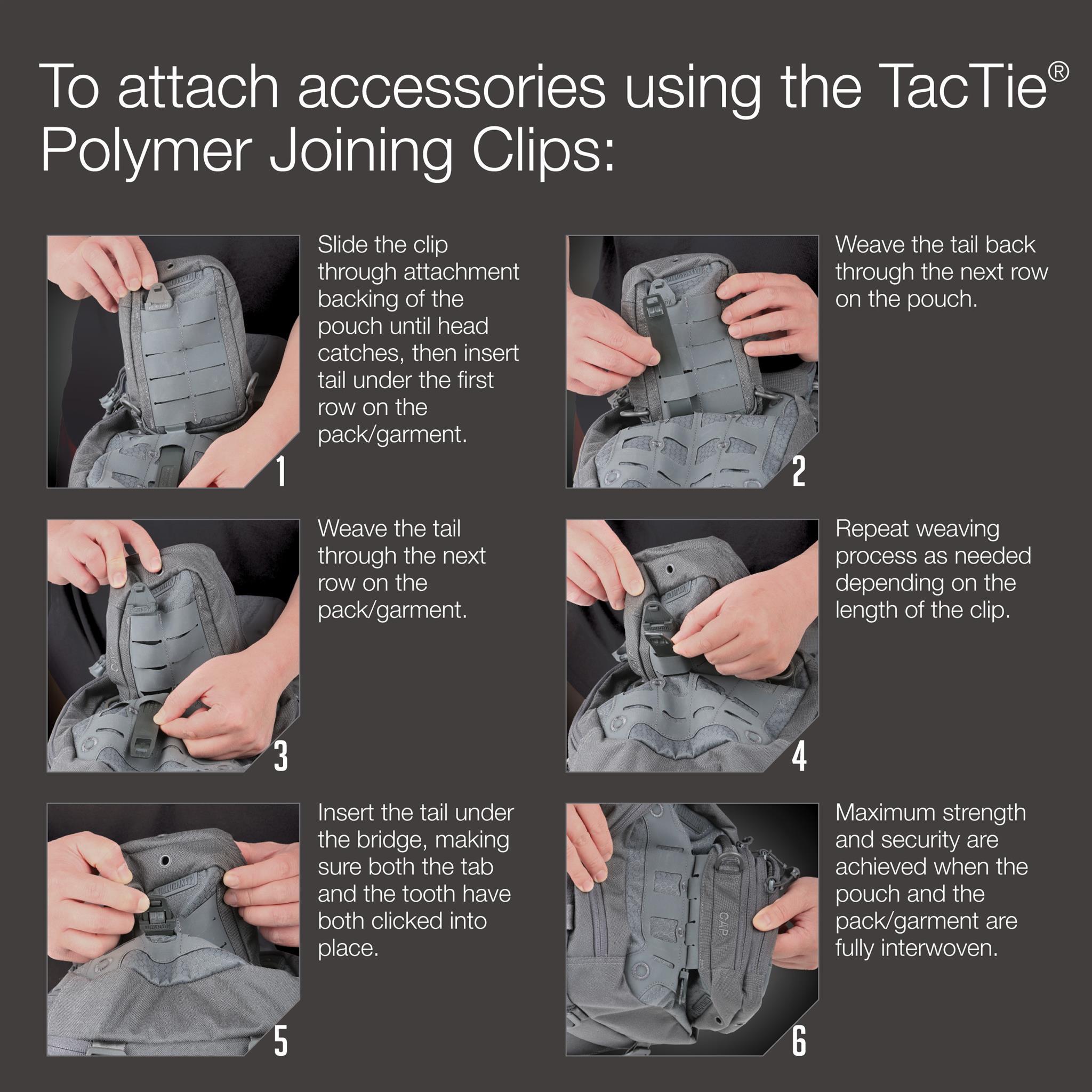 maxpedition-tactie-pjc5-clips-grau-6er-molle-polymer image 5
