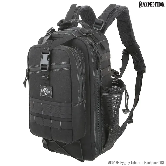 maxpedition-pygmy-falcon-ii-rucksack-18l-black-molle-daypack image 1