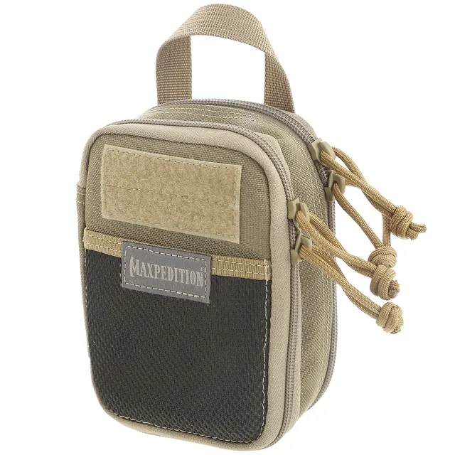 maxpedition-double-decker-mini-pocket-organizer-khaki-molle image 1