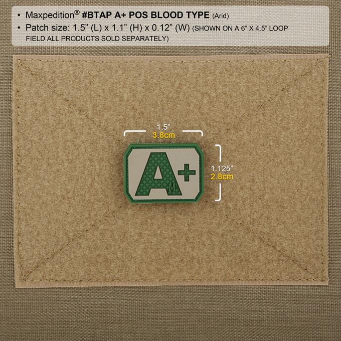 maxpedition-legacy-a-blood-type-morale-patch-swat-pvc image 3