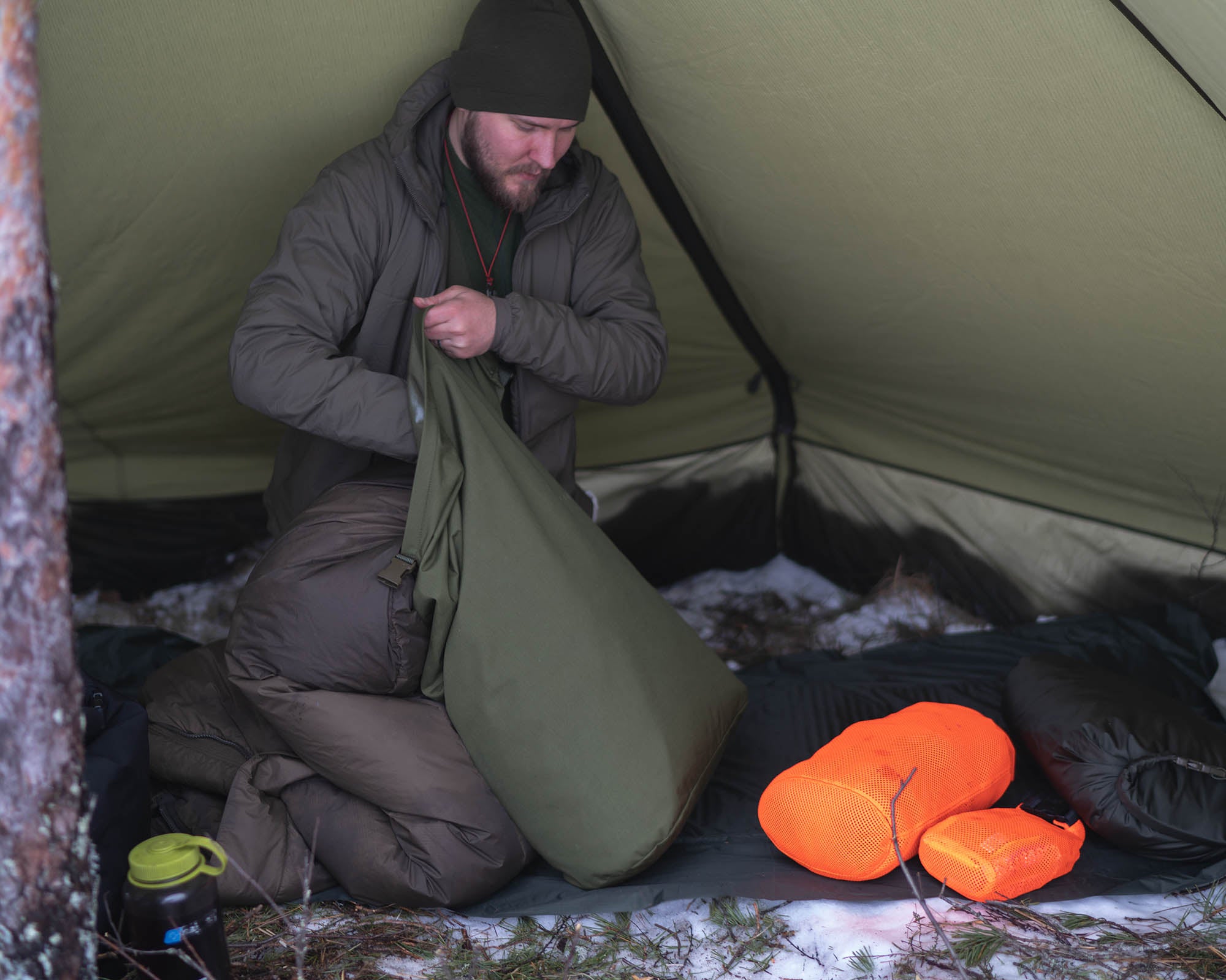 savotta-keikka-rolltop-packsack-40l-gr-n-500d image 6