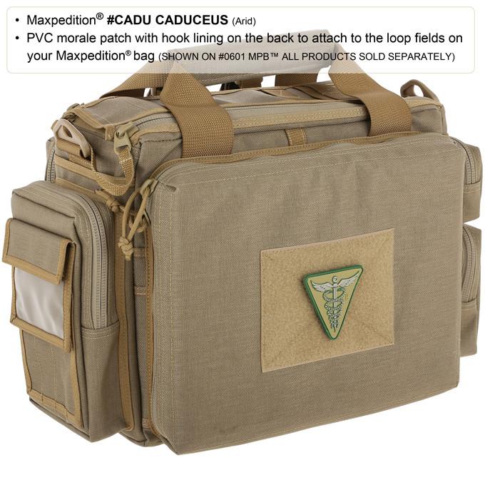 maxpedition-legacy-caduceus-morale-patch-arid-medizin-pvc image 3