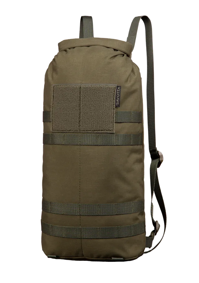 savotta-kahakka-hatka-12l-rucksack-gr-n-rolltop-daypack image 1
