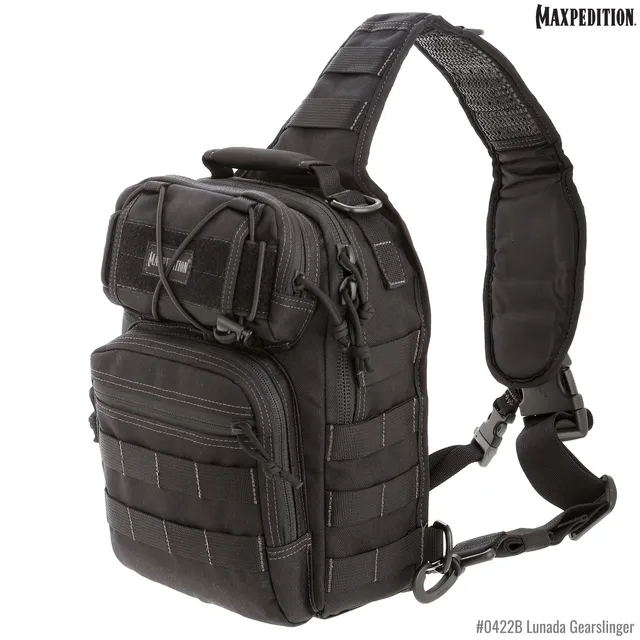 maxpedition-lunada-gearslinger-sling-bag-9-8l-schwarz image 1