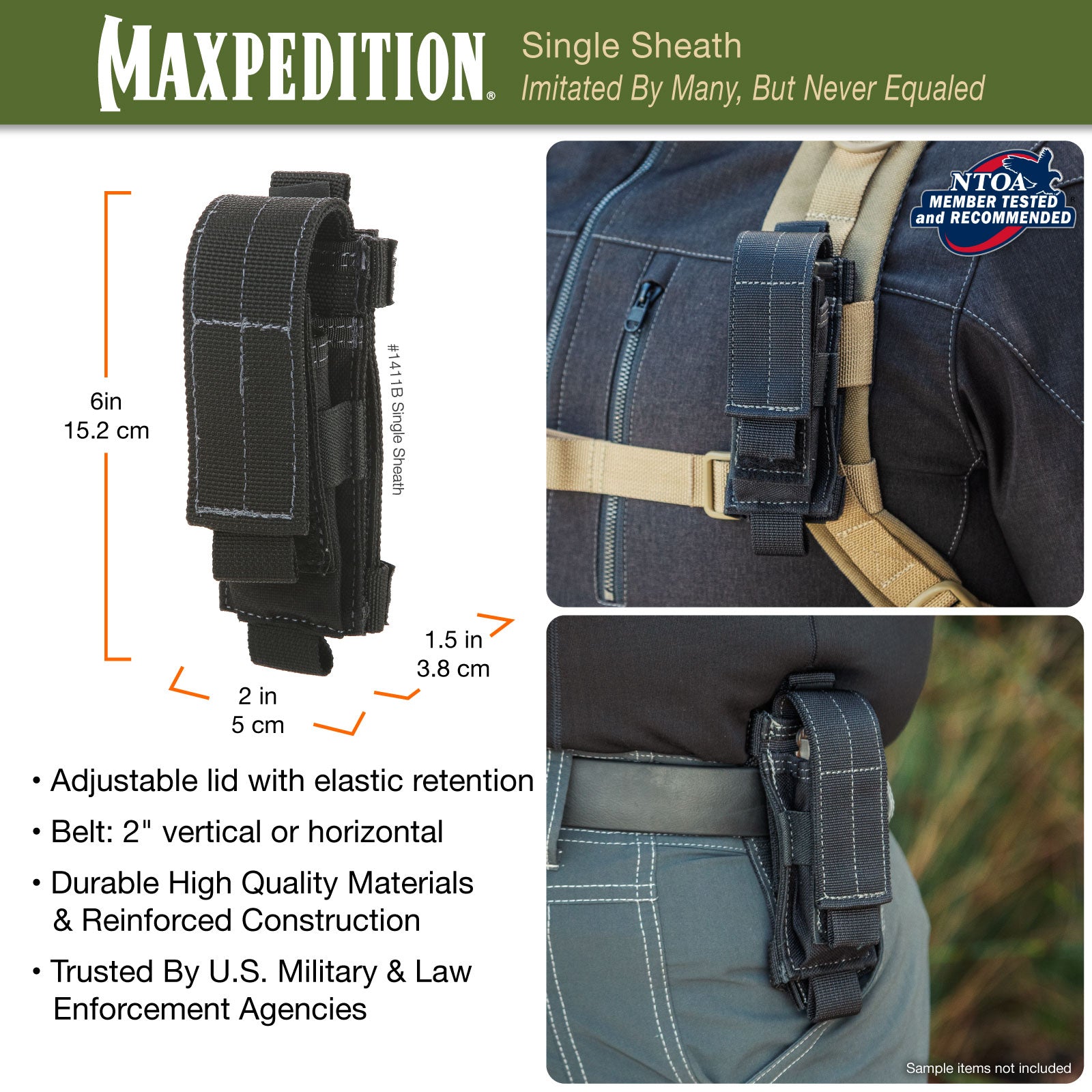 maxpedition-legacy-single-sheath-mag-pouch-schwarz-nylon image 3