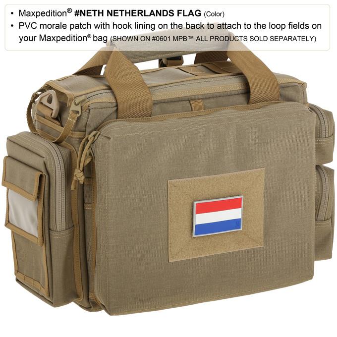 maxpedition-netherlands-flag-pvc-patch-klett-full-color image 2