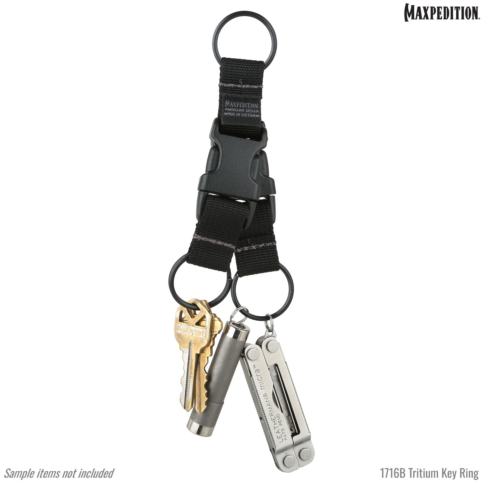 maxpedition-tritium-key-ring-schl-sselring-schwarz-nylon image 8