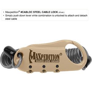 maxpedition-legacy-steel-cable-lock-zahlenschloss-schwarz image 7