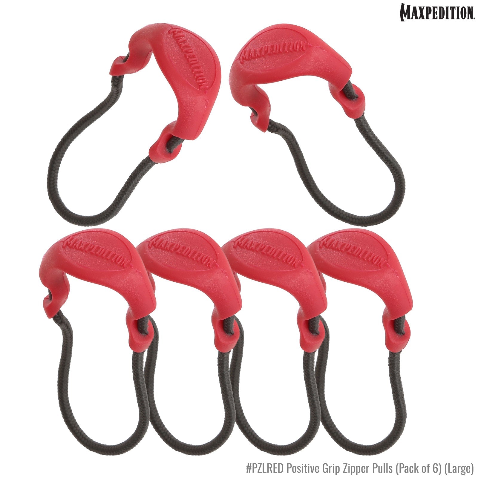 maxpedition-legacy-pzl-zipper-pulls-6er-reissverschluss-schwarz image 4