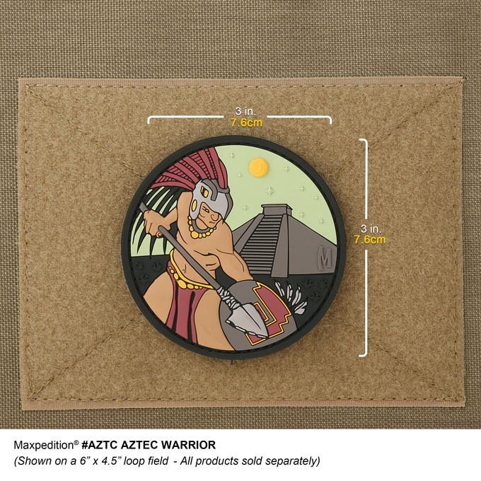 maxpedition-aztec-warrior-patch-full-color-pvc-3d image 4