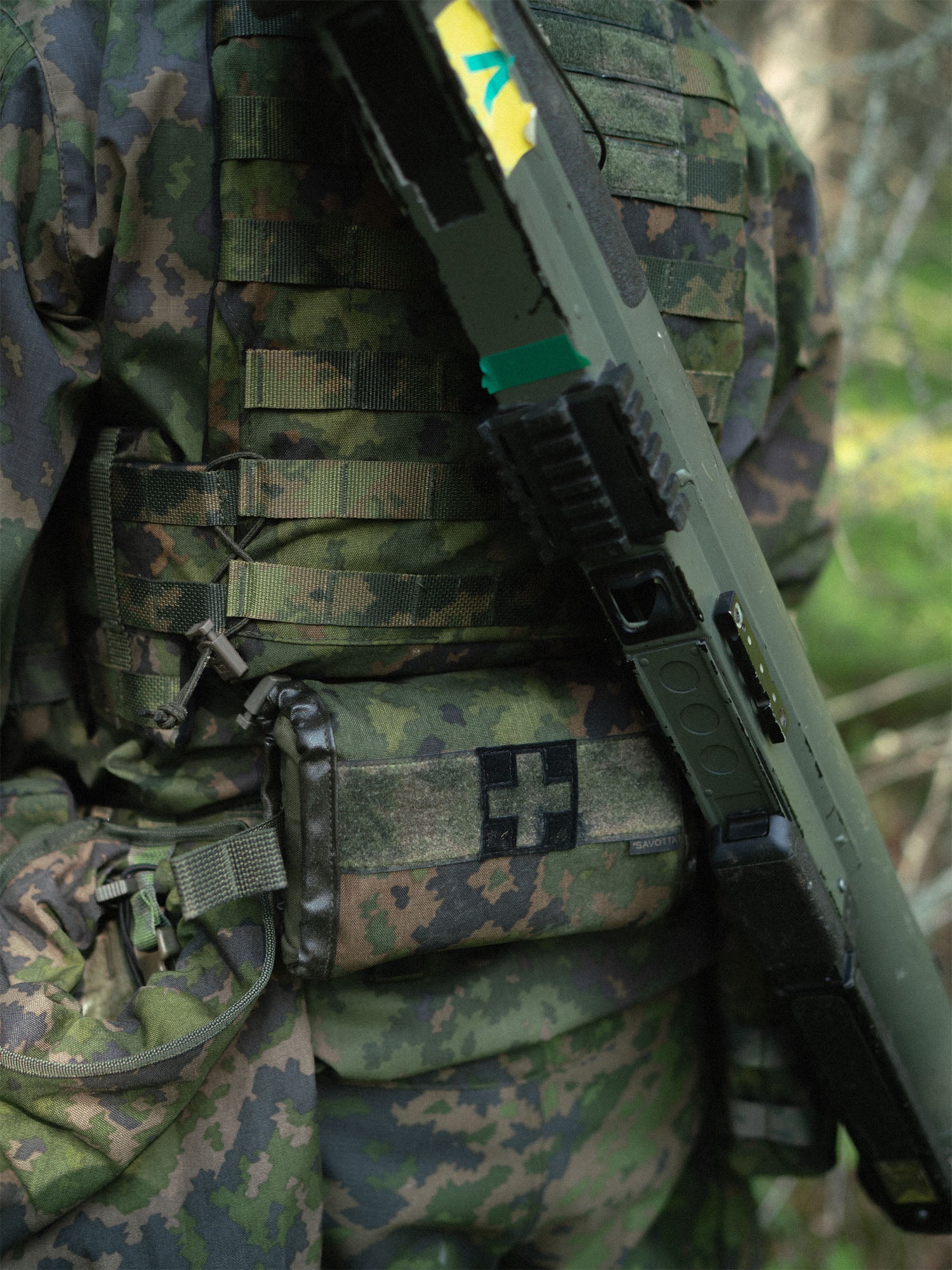 savotta-s-ifak-halterung-horizontal-gr-n-molle-g-rtel image 2