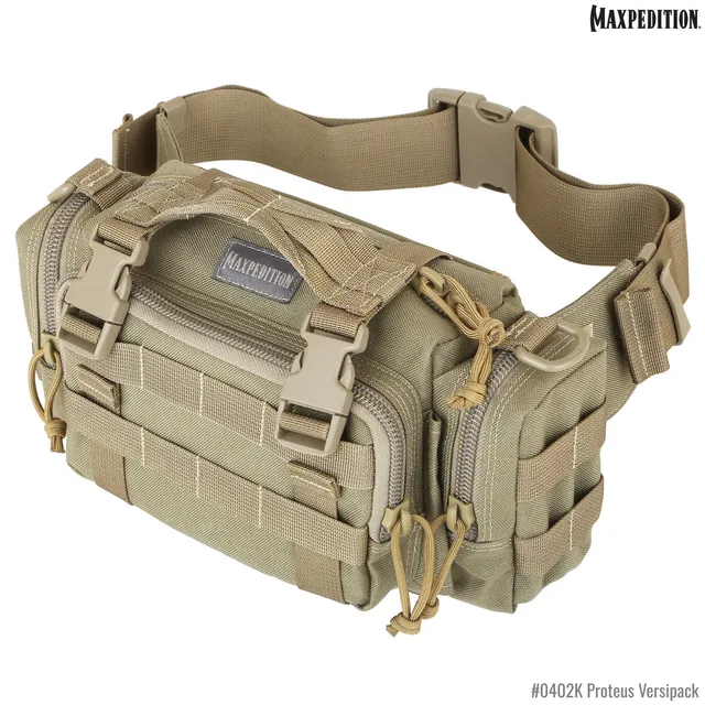 maxpedition-proteus-versipack-h-fttasche-khaki-molle-bauchtasche image 1